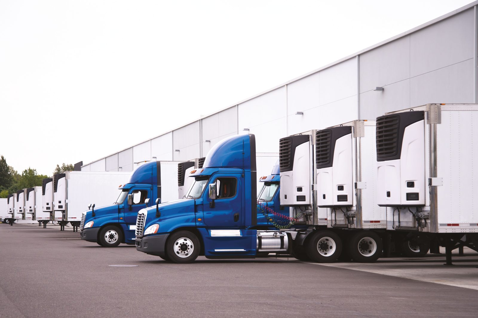 Trucking and distribution yard